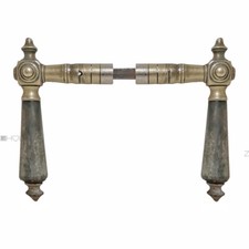 Maniglia per Porta Antico Cubo Vecchio Placcato Nichel 16.4mm 9er Vk