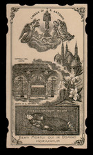B1 ANTICO   Santino Holy Card LINGUA DI S. ANTONIO DI PADOVA
