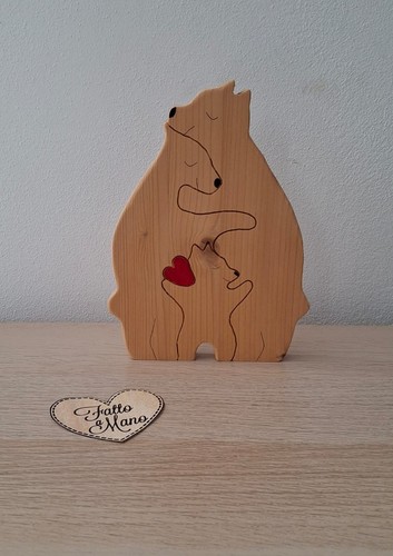 Famiglia orsi legno - famiglia,