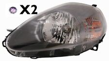 FARI PROIETTORI COPPIA ANT PARB/GRIG Sx DX  H4 7 PIN FIAT GRANDE PUNTO 06/2008>