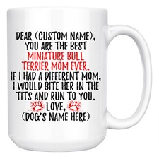 Tazza mom bull terrier - tazza,