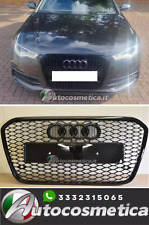 Griglia calandra mascherina abs nero per Audi A6 C7 4G Avant Berlina 2010-2014