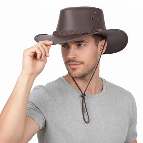 Cappello cowboy pelle - da,