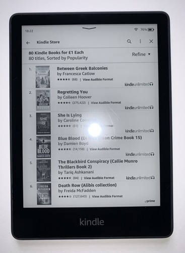 Amazon kindle paperwhite - kindle,