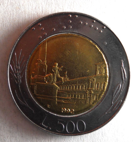 Italia 500 lire 1992 moneta - lire,