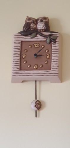 Orologio parete thun gufi - orologio, da