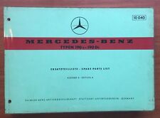 MERCEDES BENZ 190 LISTA