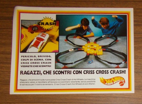Rara pubblicità mattel hot - rara,