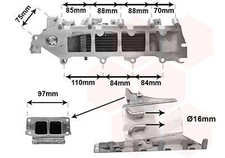 VAN WEZEL INTERCOOLER TURBO