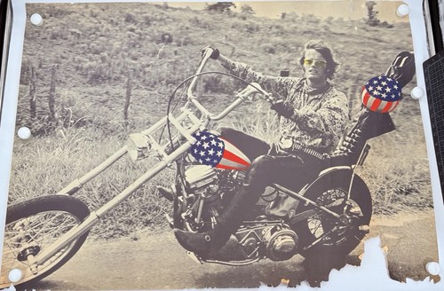 Poster chopper moto easy - easy, rider