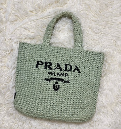 Borsa tote prada rafia - borsa,