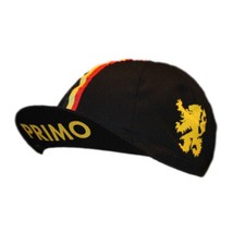 CAPPELLINO CAPPELLO CICLISMO BICICLETTA RETRO PRIMO LEONE DELLE FIANDRE - NERO