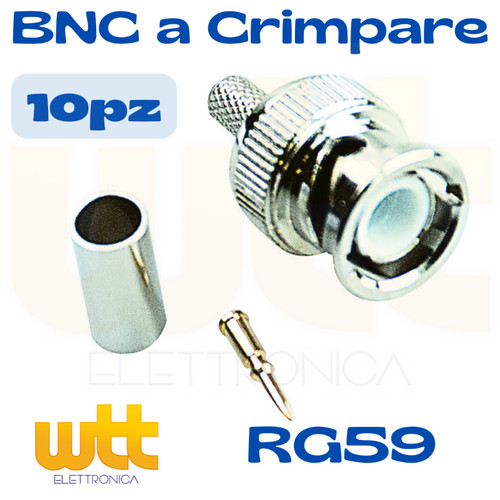 Adattatore connettore bnc - 10,