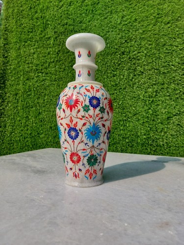 Vaso fiori intarsiato in - di,