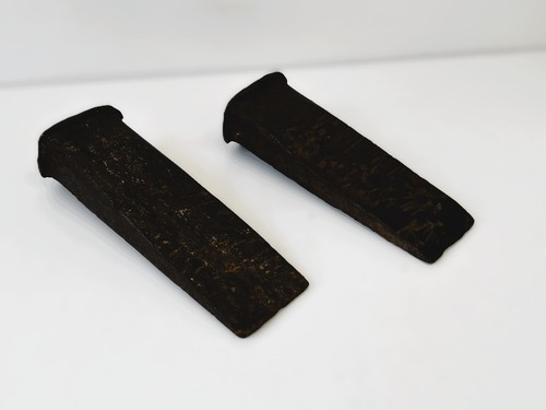 Antico cuneo ferro spaccalegna - ferro,