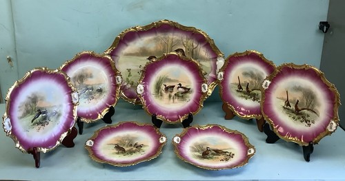 Limoges porcelain 8 pc - limoges,