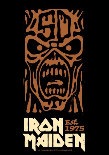 Iron maiden aufkleber eddie - maiden,