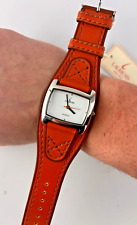 Orologio Laurens Unisex 32mm Quarzo Acciaio Nuovo Funzionante Cinturino Marrone