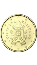 50 cent vaticano 2017 fdc