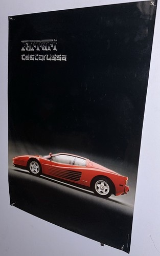 Ferrari testarosso poster - ferrari,