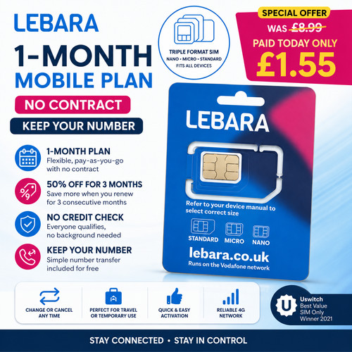Lebara sim card cellulare - sim,