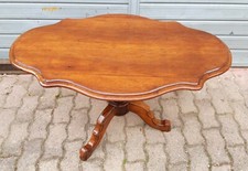 STUPENDO TAVOLINO DA SALOTTO IN NOCE, META' 800, LUIGI FILIPPO, RESTAURATO