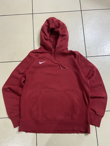 Felpa nike rossa - con, cappuccio