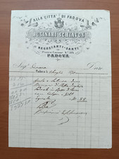 Padova , 1870 - Businari Schiavon negozianti sarti