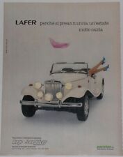 Advert Pubblicità 1980 MP LAFER