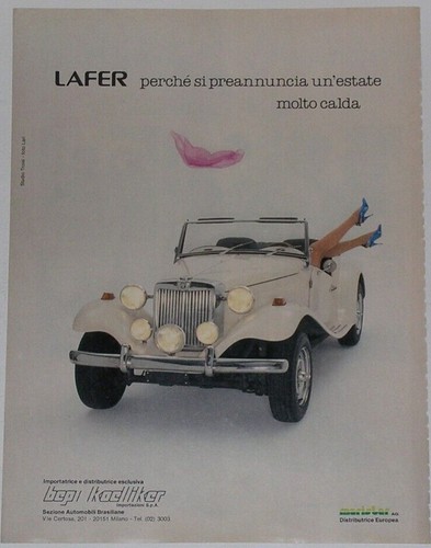 Advert pubblicità 1980 - advert,