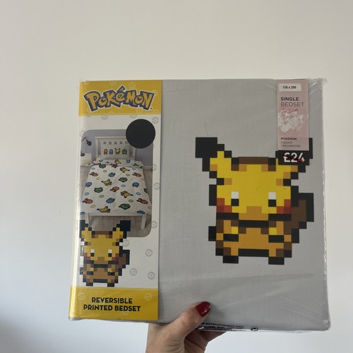 Pokemon pixel set lenzuola - pokemon,