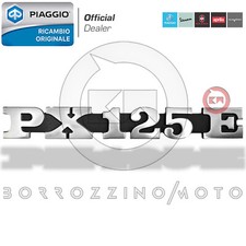 SCRITTA TARGHETTA ORIGINALE PIAGGIO VESPA PX 125 E