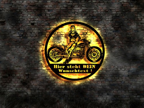 Logo emblema club - , motociclista