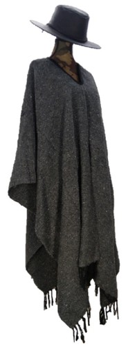 Poncho grigio sharpshooter - grigio,