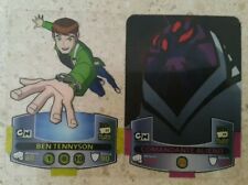 2 LAMINCARDS - BEN TEN ALIEN FORCE - EDIBAS - (s10) - CARTOON NETWORK - USATE