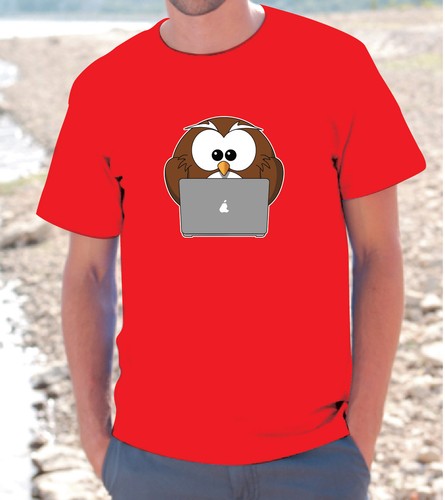 Shirt maglietta gufo - maglietta,