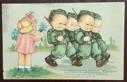 Cartolina illustrata bambini - cartolina,