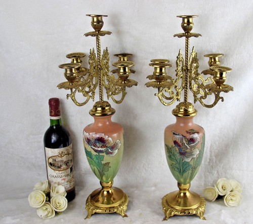 Coppia portacandele candelabri - coppia,