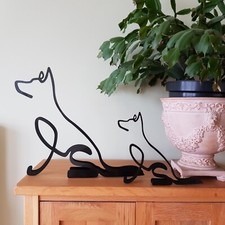 Statua grande cane pastore