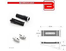 Barracuda Pedane PoggiaPiedi ANTERIORI Ergal NERO Honda CBR 600 RR 2023 2024