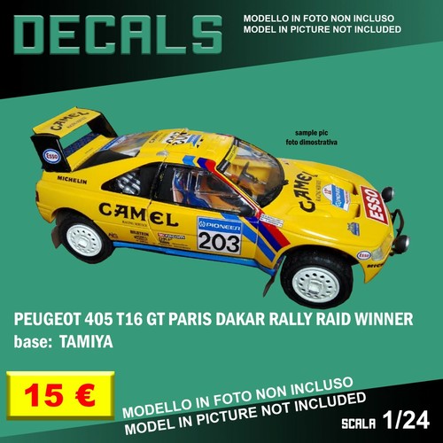 Decals repro peugeot - 405, t16