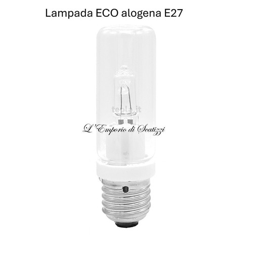 Lampadina alogena tubolare e27 - lampadina,