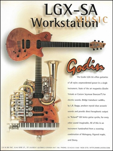 Pubblicità chitarra elettrica
