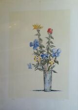 GIOVANNI OMICCIOLI, RARISSIMA LITOGRAFIA DEL 1971, CENTIMETRI 50x70