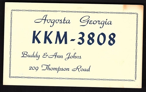 Qsl qso radio card - qsl,