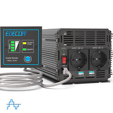 EDECOA 2000W Convertitore 12V 220V invertitore di potenza USB RV Inverter