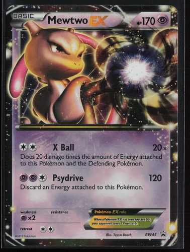 Mewtwo bw45 black and - bw45,