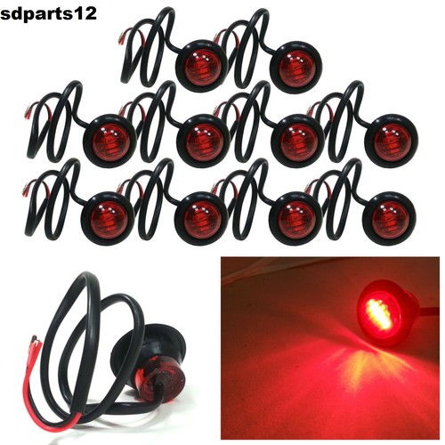 Pezzi bottone led - pezzi, rosso