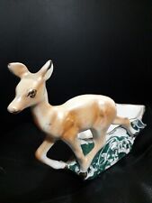 cerbiatto vintage in ceramica con contenitore  porta oggetti-i mori numero 3