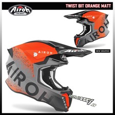 CASCO CROSS ENDURO MOTARD AIROH TWIST 2.0 BIT ORANGE MATT TW2BI32